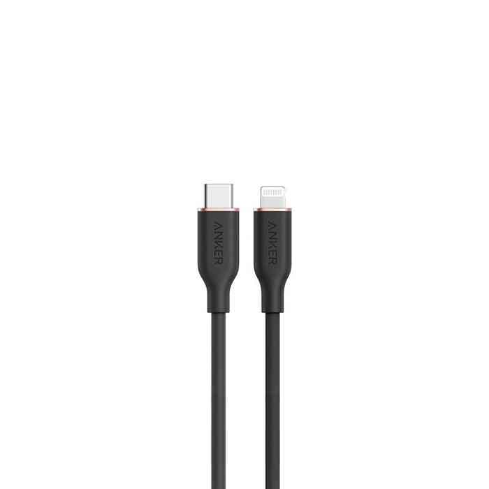 Anker PowerLine Soft USB-C to Lightning Cable 3ft - Black